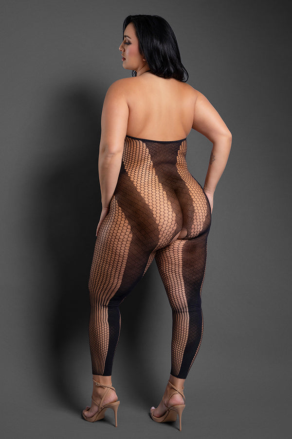 Make Your Move Footless Open Crotch Bodystocking