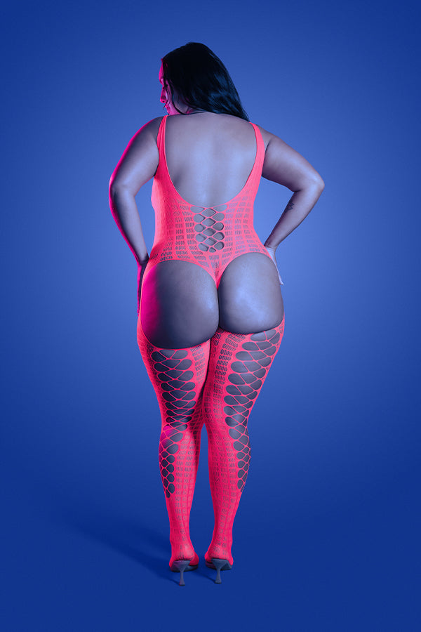 Turn Up Bodystocking