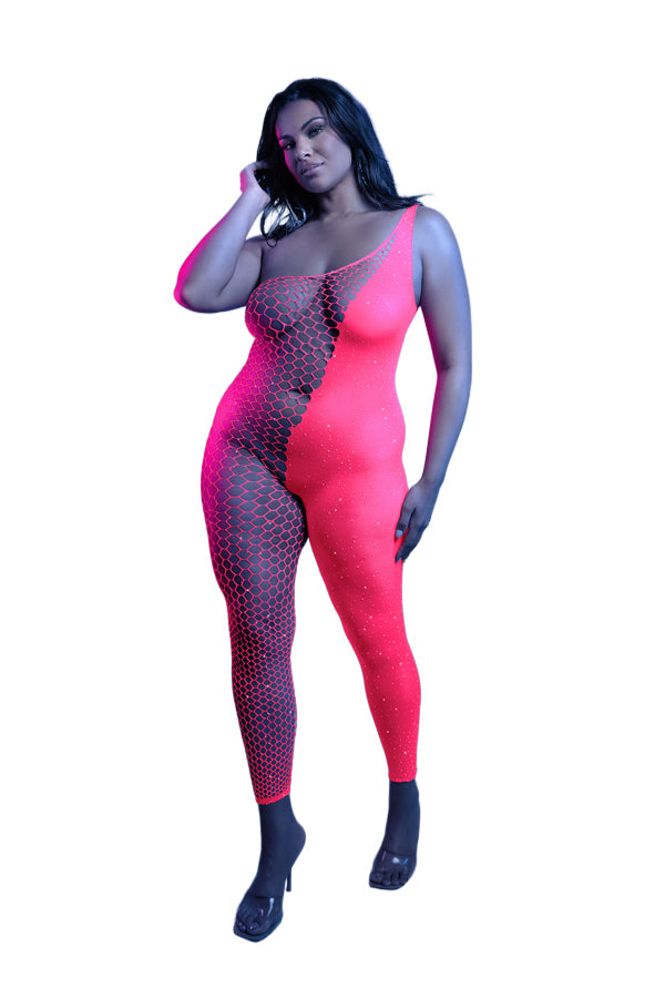 Hyperdrive Rhinestone Bodystocking