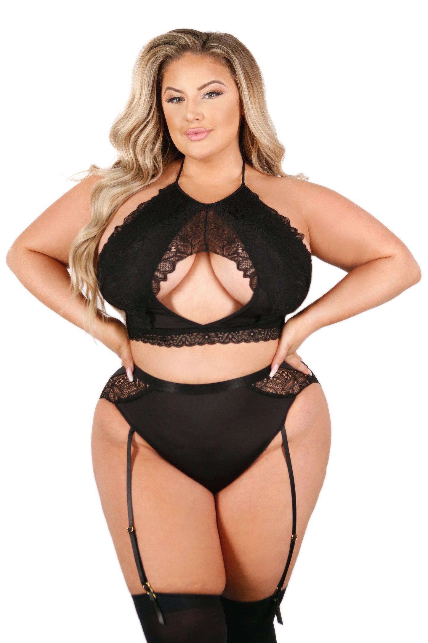 Sadie Bralette & Gartered Panty