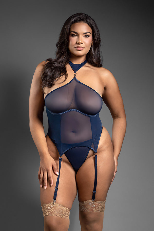 Gartered Bustier & Panty
