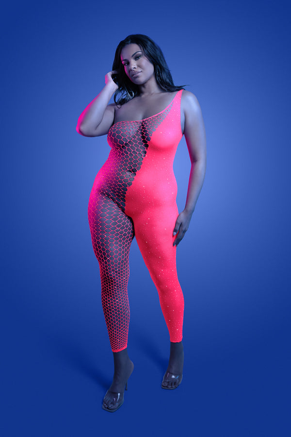 Hyperdrive Rhinestone Bodystocking