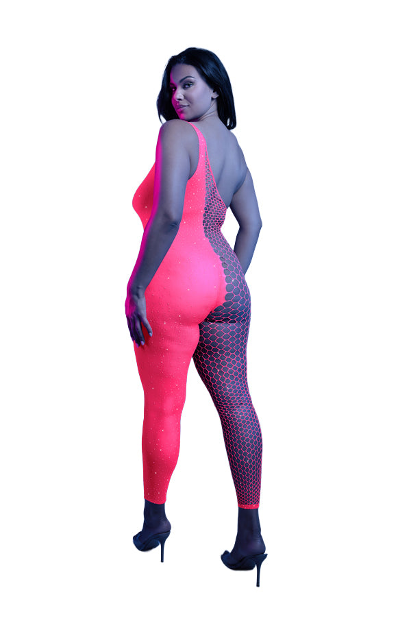 Hyperdrive Rhinestone Bodystocking