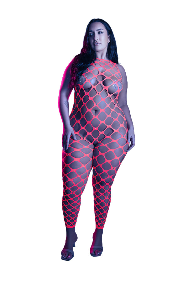Want It All Reversible Rhinestone Bodystocking & Pasties