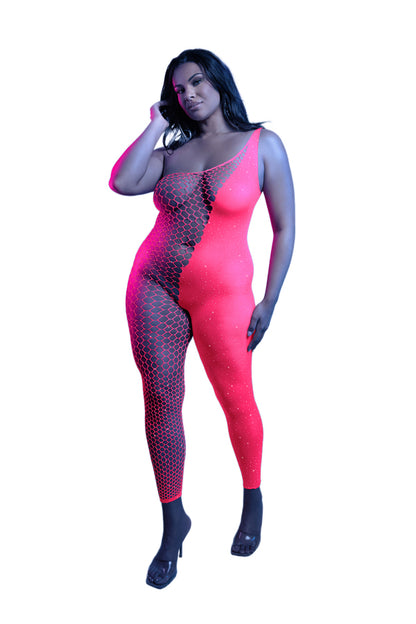 Hyperdrive Rhinestone Bodystocking