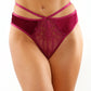 Kalina Velvet Cut-out Thong with Keyhole Back