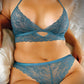 Teal Me About It Lace Bralette & Panty