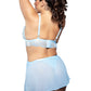 Bralette, Detachable Skirt & Crotchless Pearl G-string