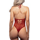 Just Kissed Plunge Halter Teddy