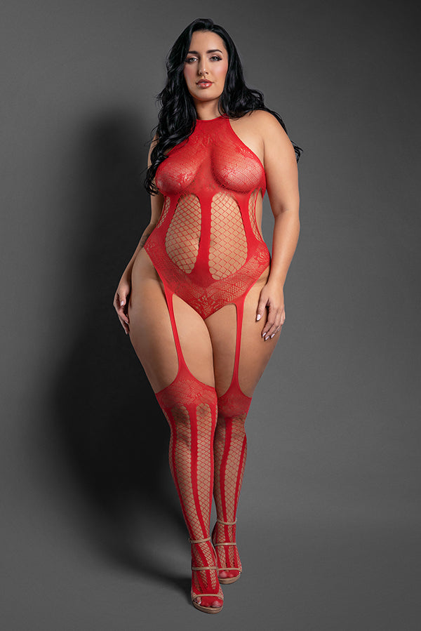 Stripped Down Teddy Bodystocking