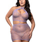 Serendipity Rhinestone Halter Dress