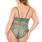 Green with Envy Stretch Lace Teddy