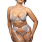 Diamond Bra, Garter Belt & Panty