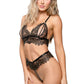 Pearl Bralette & Crotchless Panty