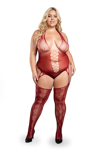 Pretty Poison Crotchless Teddy Bodystocking