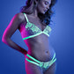 Night Vision Bralette & Cage Panty