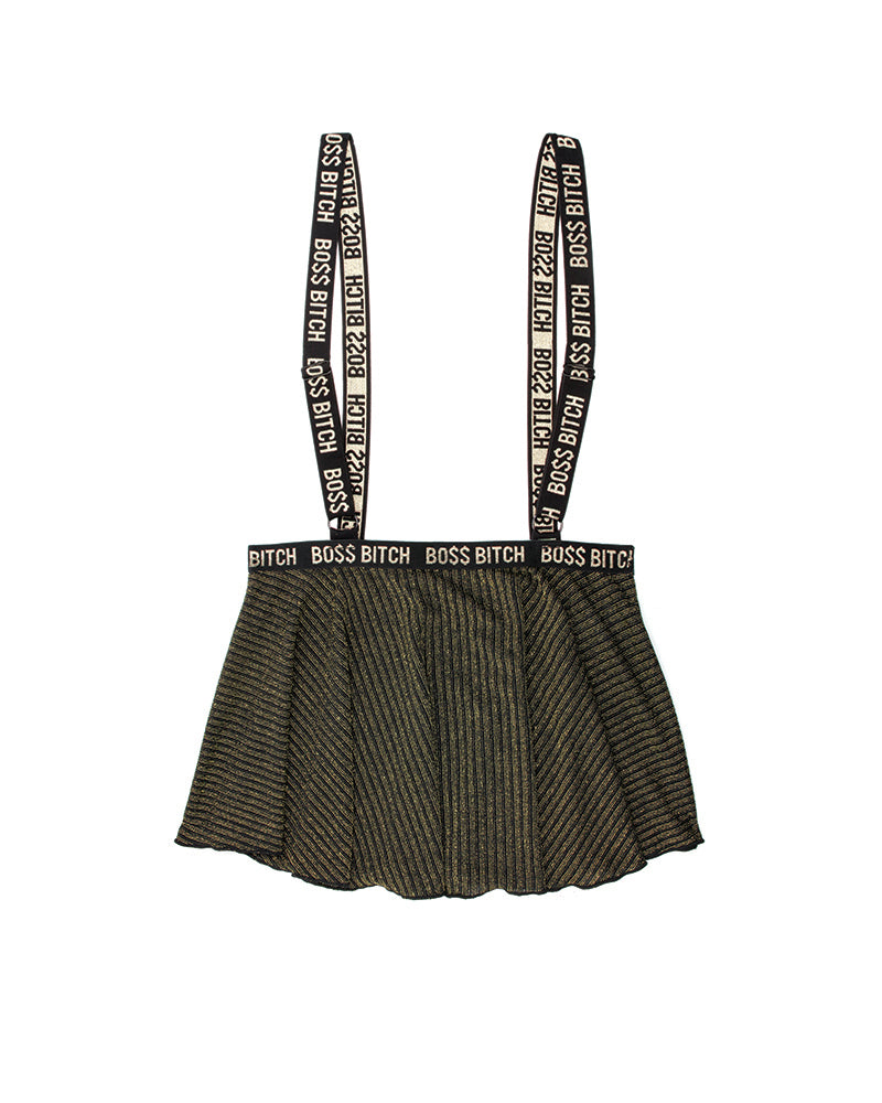 BO$$ Bitch Suspender Skirt (Skirt Only)