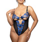 Sapphire Crotchless Teddy