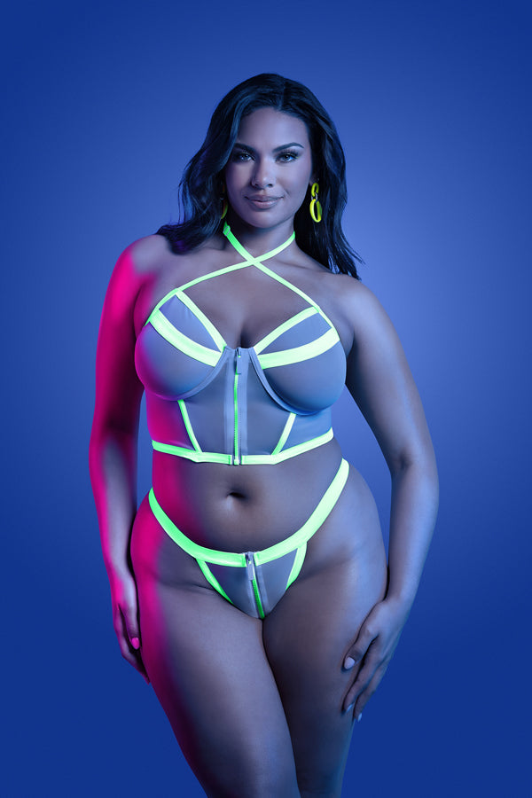 Supernatural Zipper Bra Top & Panty