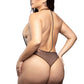 Crotchless Pearl Plunge Teddy