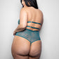 Kasmira Lace Halter Teddy
