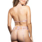 Bralette, Garter Belt & Crotchless Pearl G-string