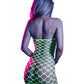 Warning Sign Gartered Dress