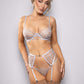 Diamond Bra, Garter Belt & Panty