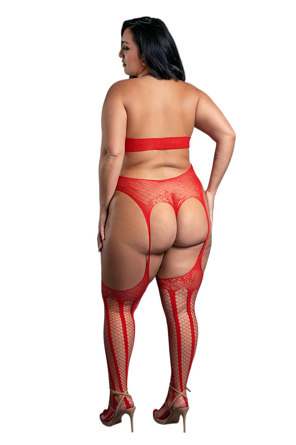 Stripped Down Teddy Bodystocking