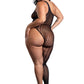 Killin' It Asymmetrical Footless Bodystocking