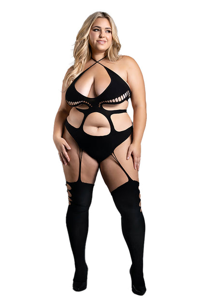 Mind Games Crotchless Teddy Bodystocking