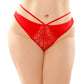 Kalina Microfiber & Lace Thong