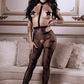 Starry Eyed Crotchless Stockings & Pasties Set