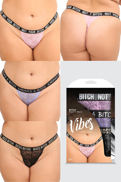 Bitch Panty Pack