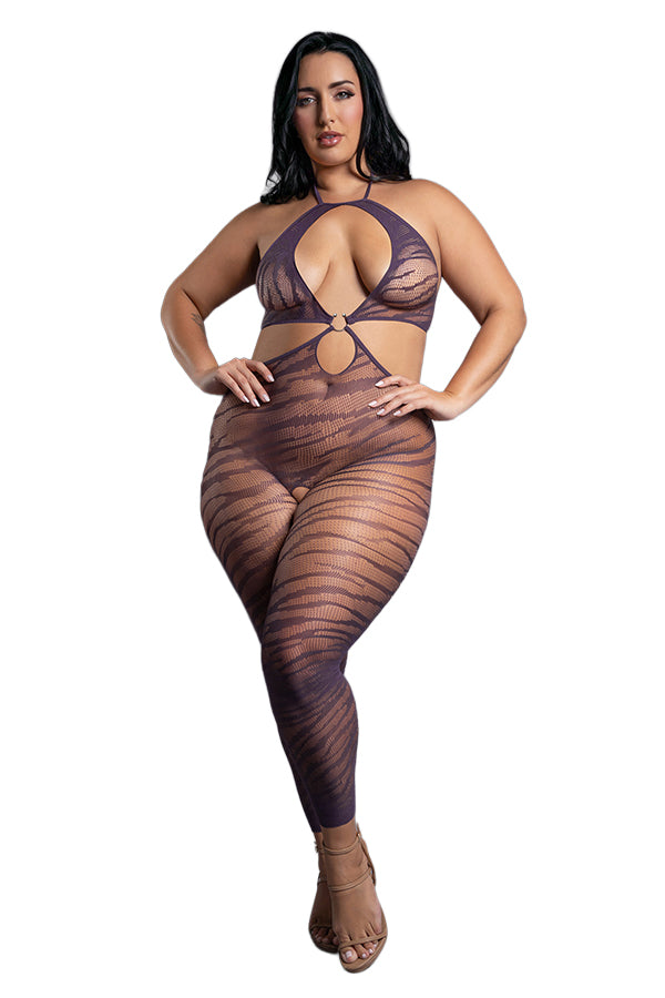Set Me Free Footless Open Crotch Bodystocking